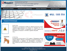 Tablet Screenshot of mkmladost.com